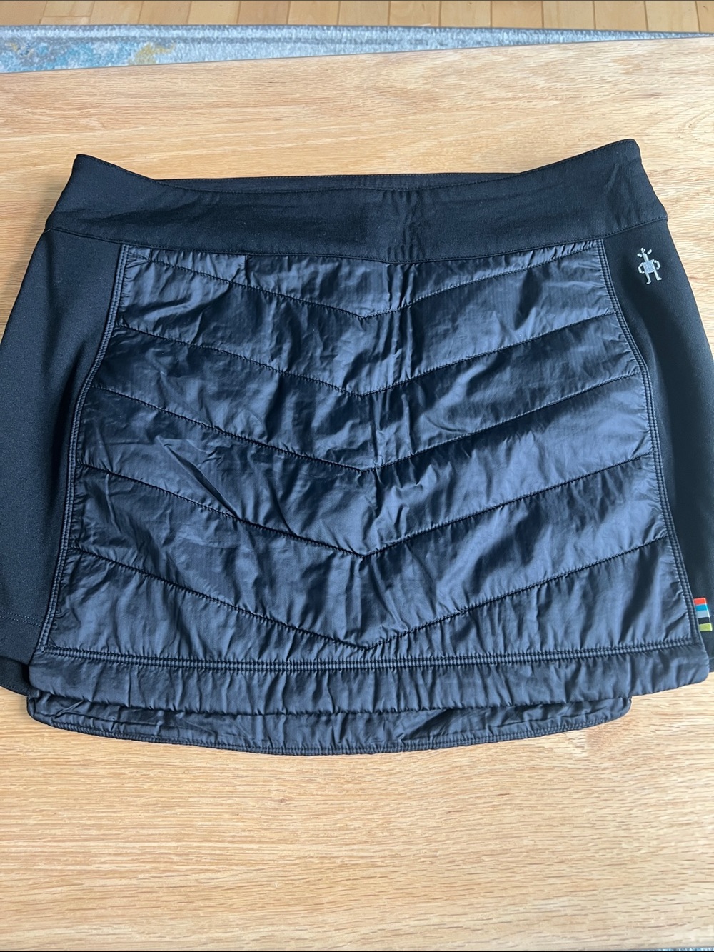 Smartwool Black Performance Skirt with Subtle Logo